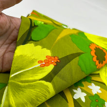 Load image into Gallery viewer, Cotton Dress Weight, Lime Green &amp; Orange Floral (WDW1977)
