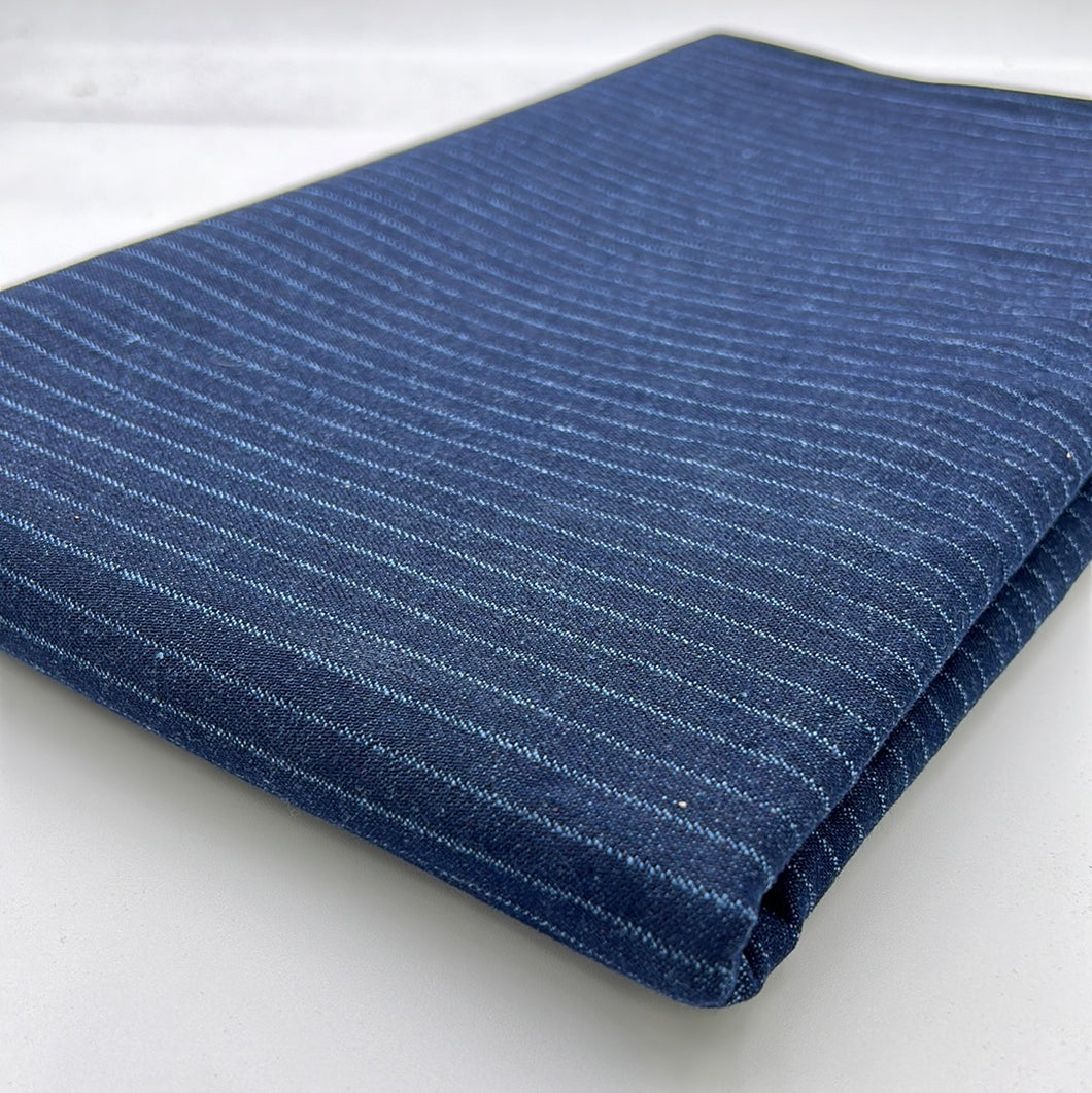 Cotton Denim, Blue Pinstripe (WDT0185)