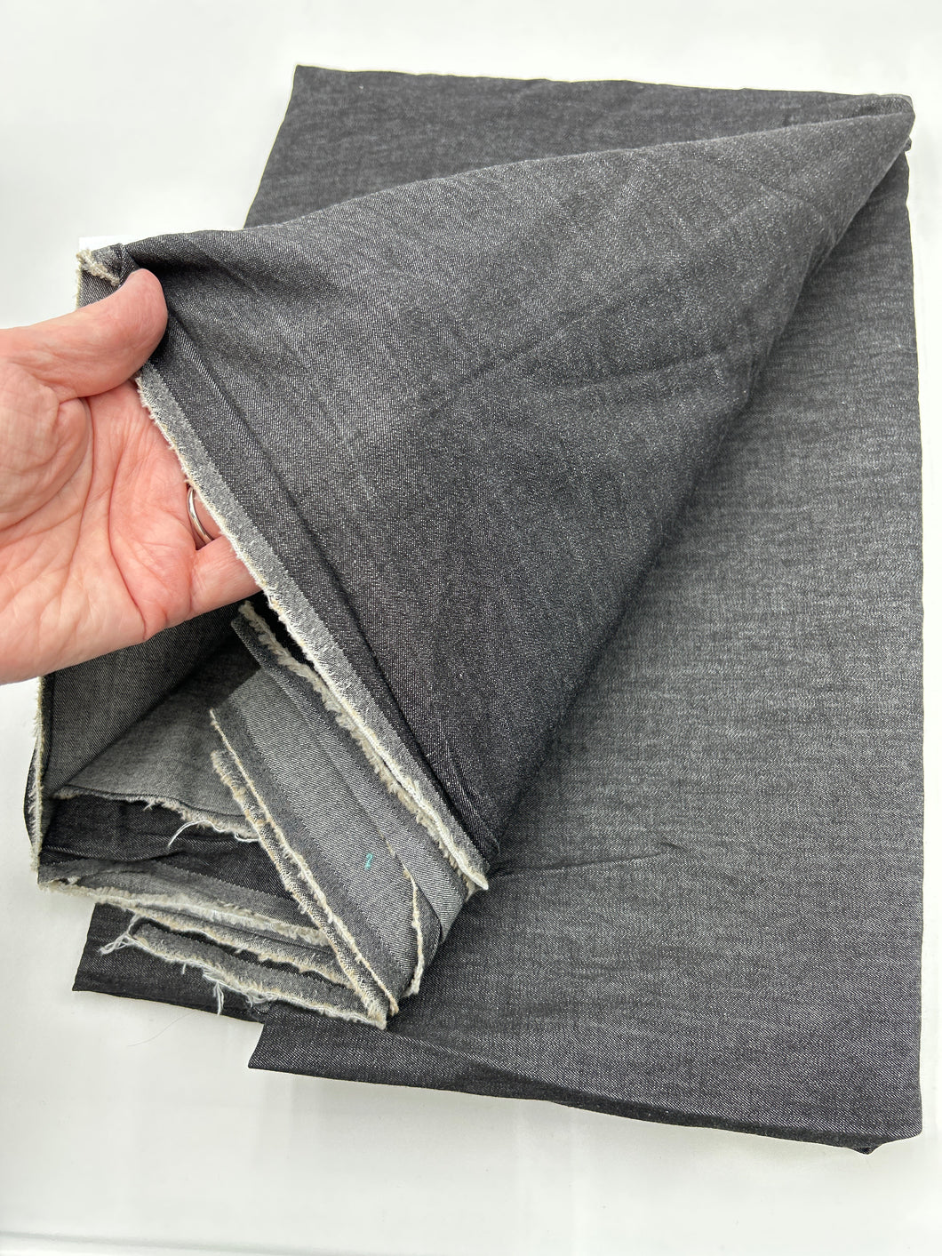 Lightweight Cotton Denim, Dark Charcoal (WDW0006)(WDW)