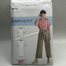 Load image into Gallery viewer, SIMPLICITY Pattern, Misses Dress, Tops, Pants (PSIK9116)
