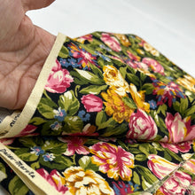 Load image into Gallery viewer, Cotton Twill Dress Weight, Rose &amp; Yellow Floral (WDW1979)
