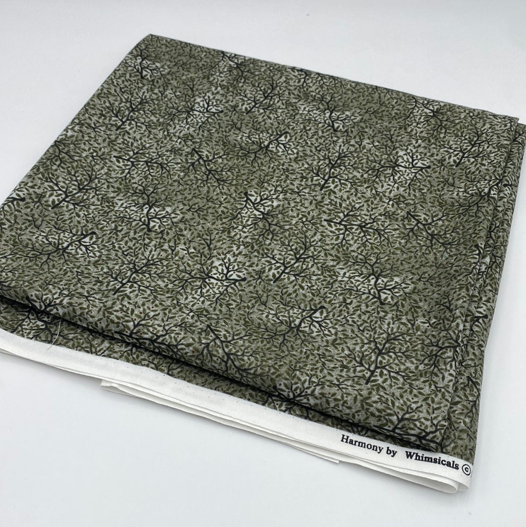 Quilting Cotton, Green Trees (WQC1650)