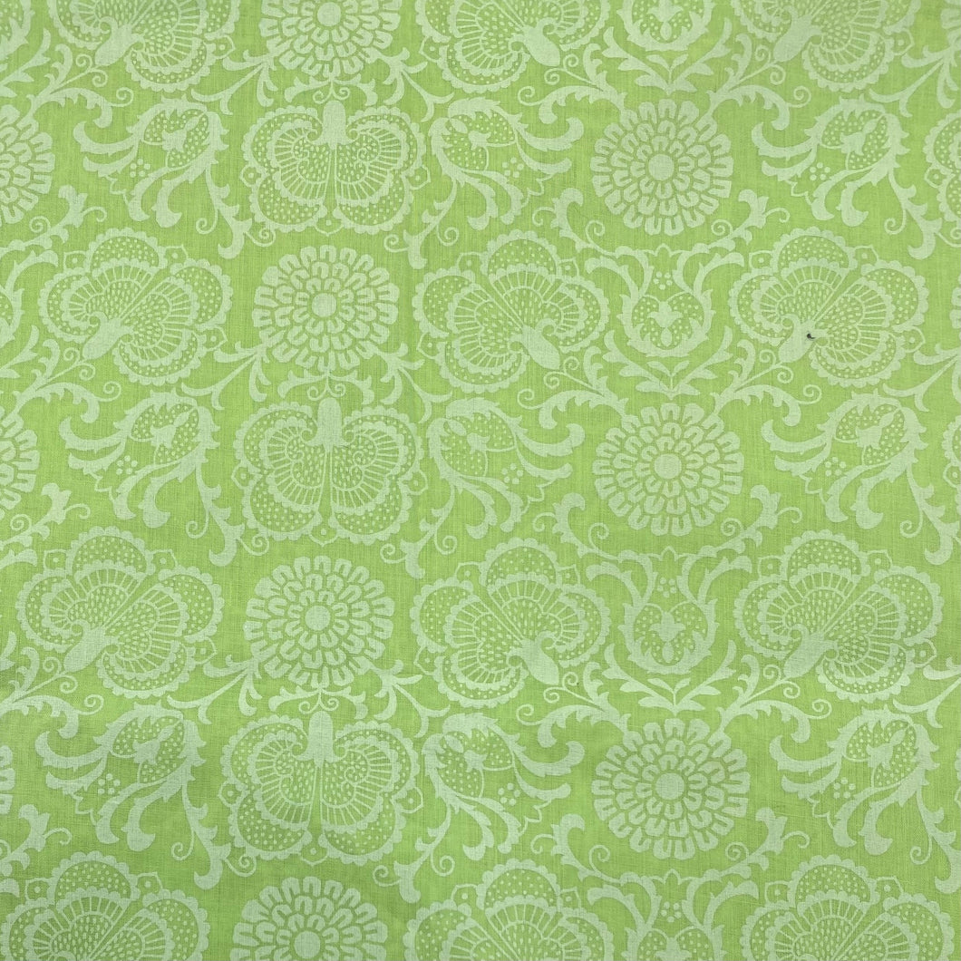 Cotton Blend Shirting - Lime Green (WDW3132)