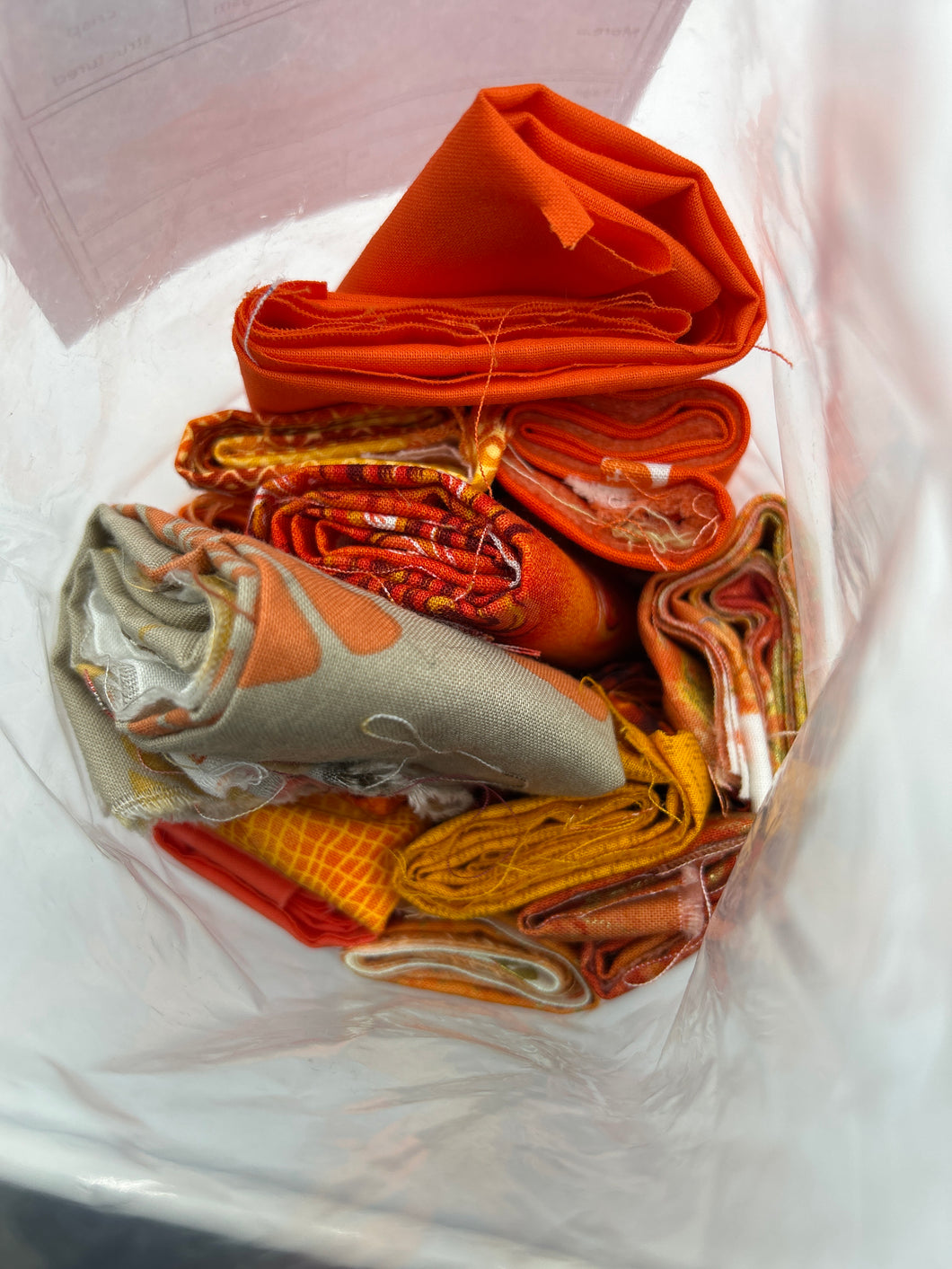 Quilting Cotton Scrap Bag, 
