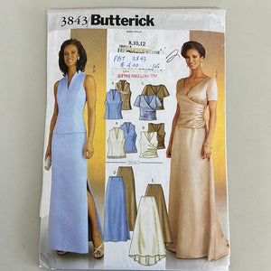 BUTTERICK Pattern, Misses' Top and Skirt (PBT3843)