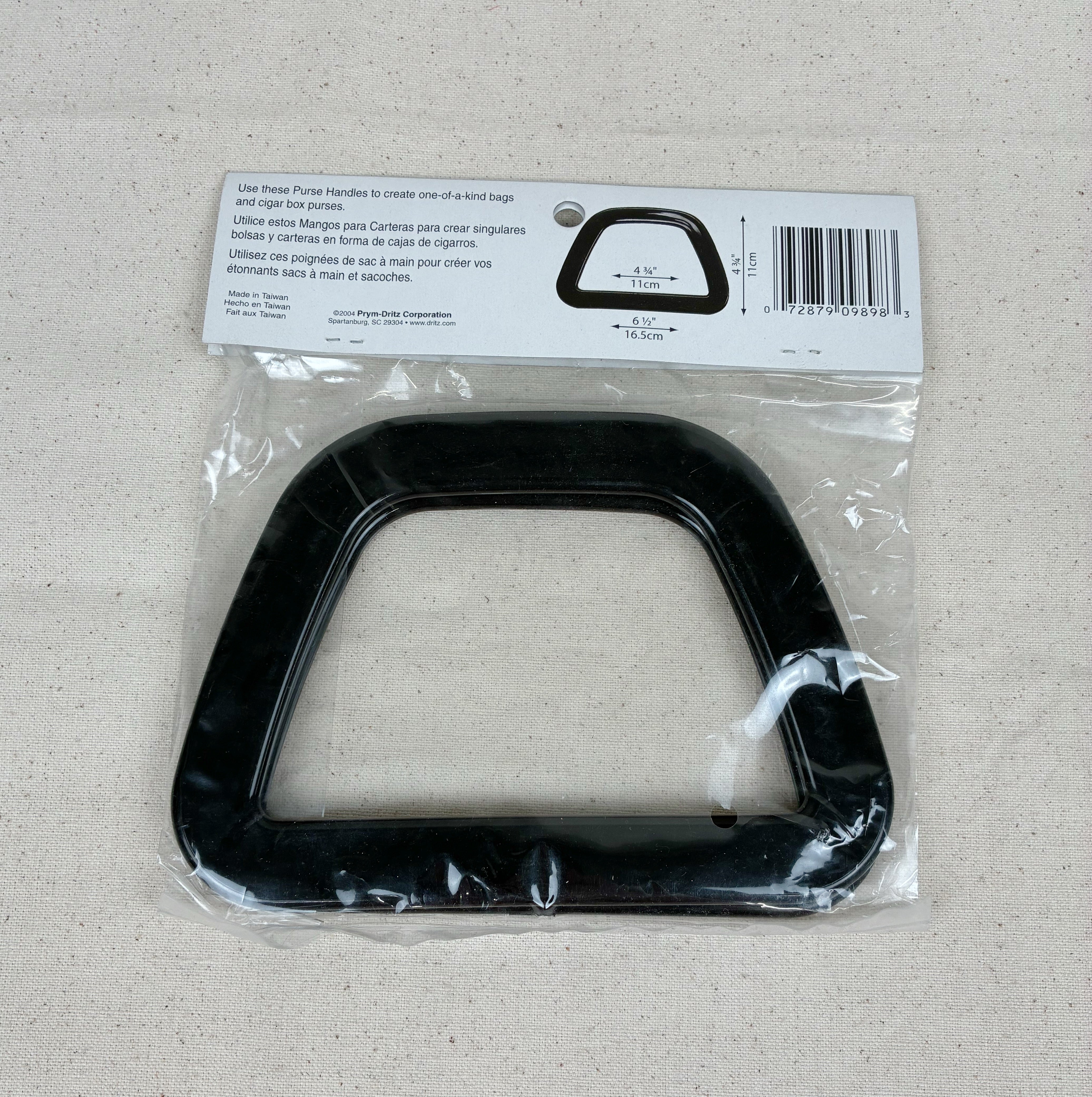 Acrylic Purse Handles - Black (NXX1853)