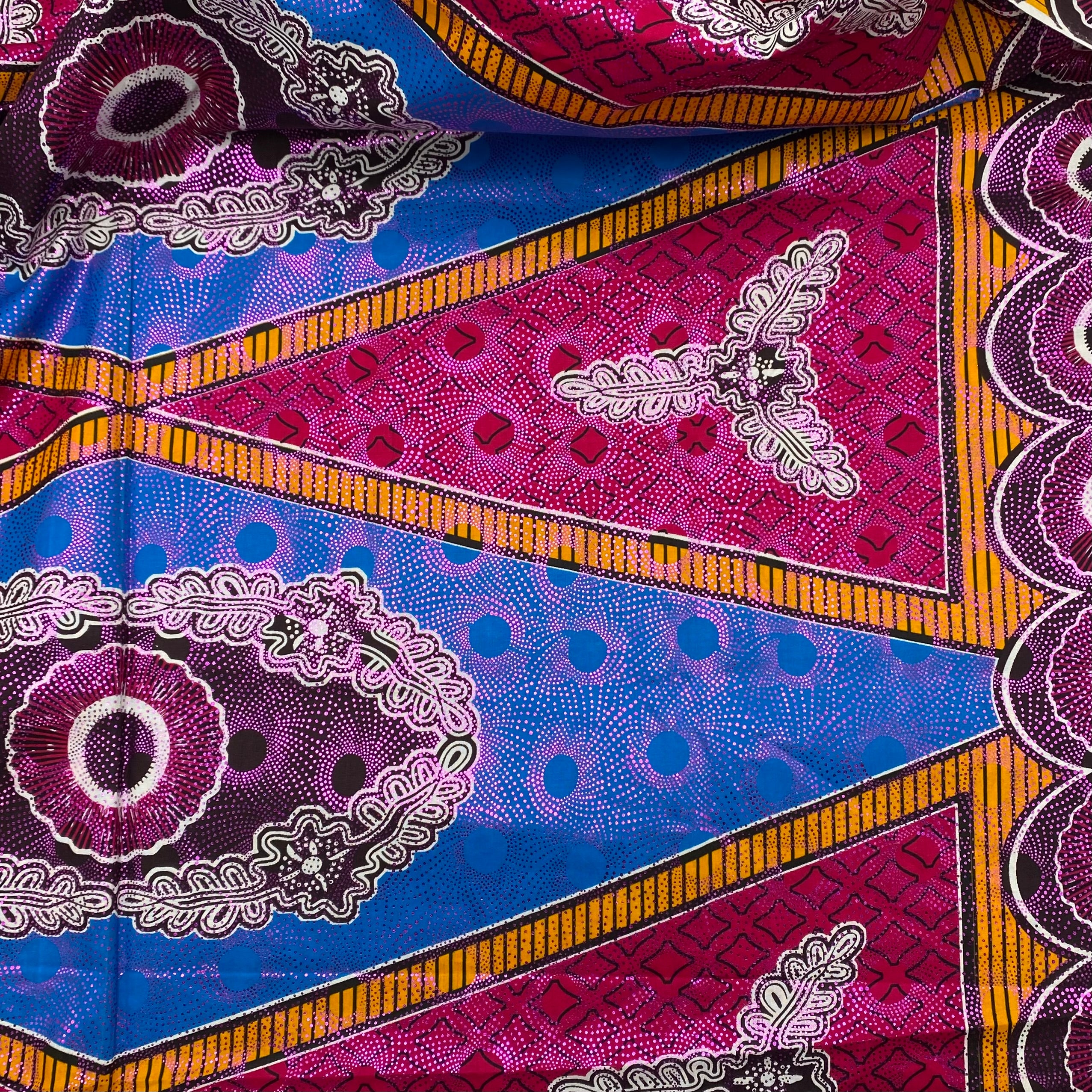 Cotton Blend Shirting - Cobalt Magenta Fusion (WDW3253)