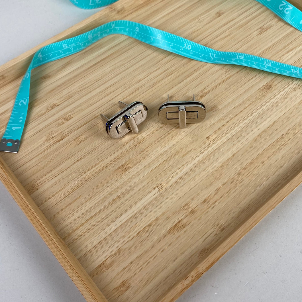 Swivel Clasp (2x) - Silver Tone (NXX1571)
