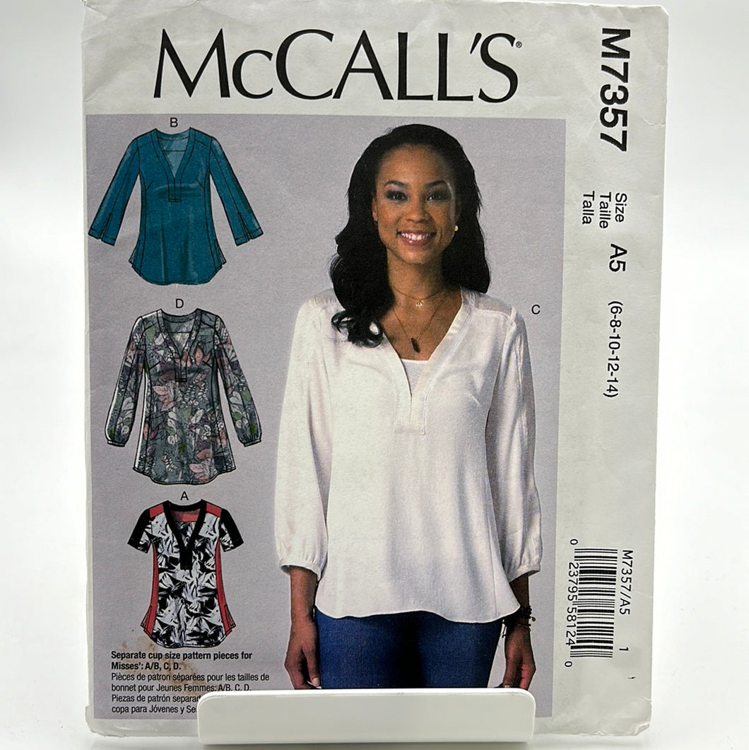 MCCALL'S Pattern, Misses Top (PMC7357)