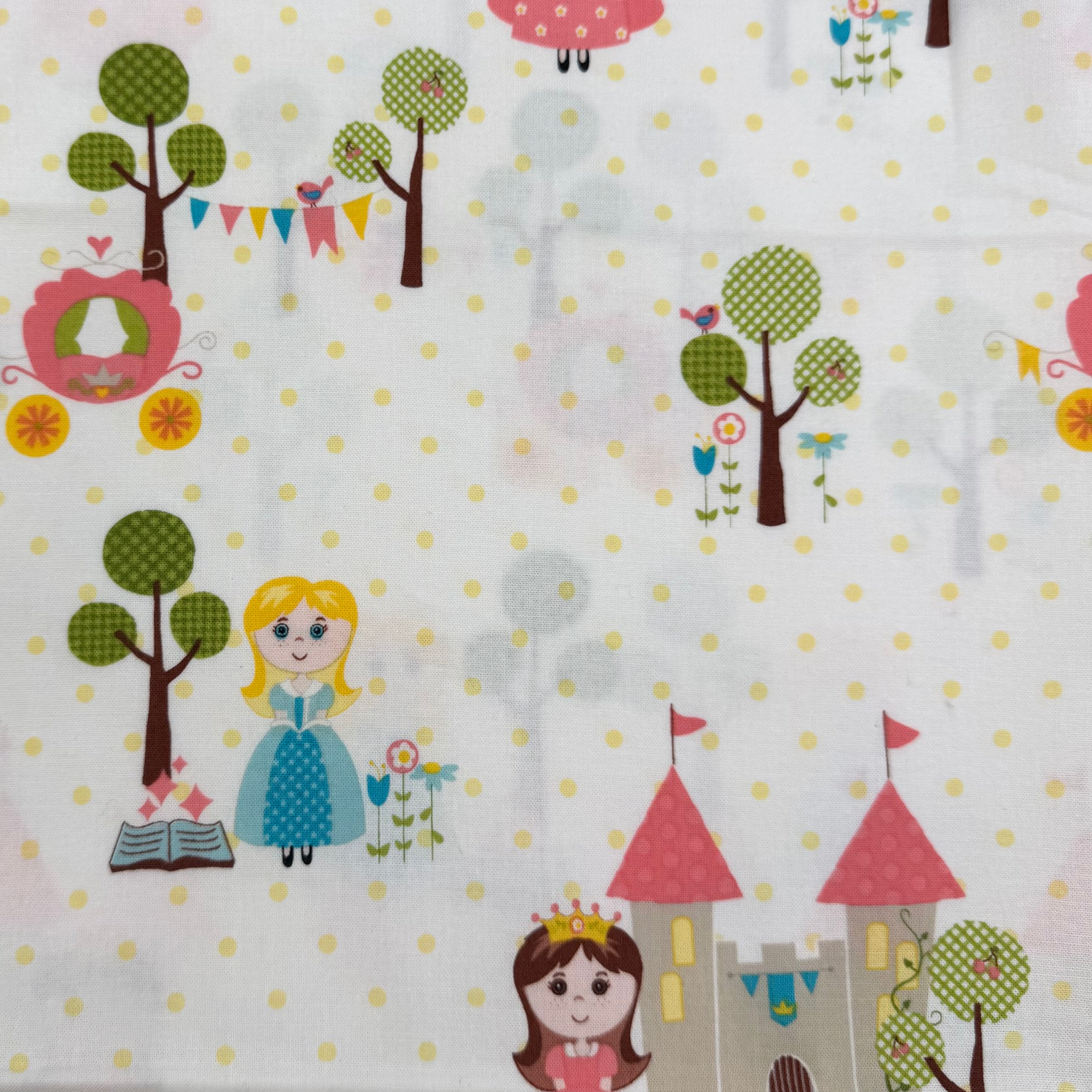 Quilting Cotton - Happy Ever After by Riley Blake - White (WQC3223)