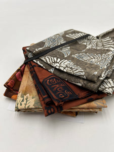 Quilting Cotton Fat Quarter Bundle, Mixed Batiks #2 (WQC2588)