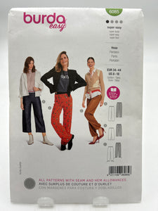 BURDA Pattern, Misses' Pants (PBR6085)