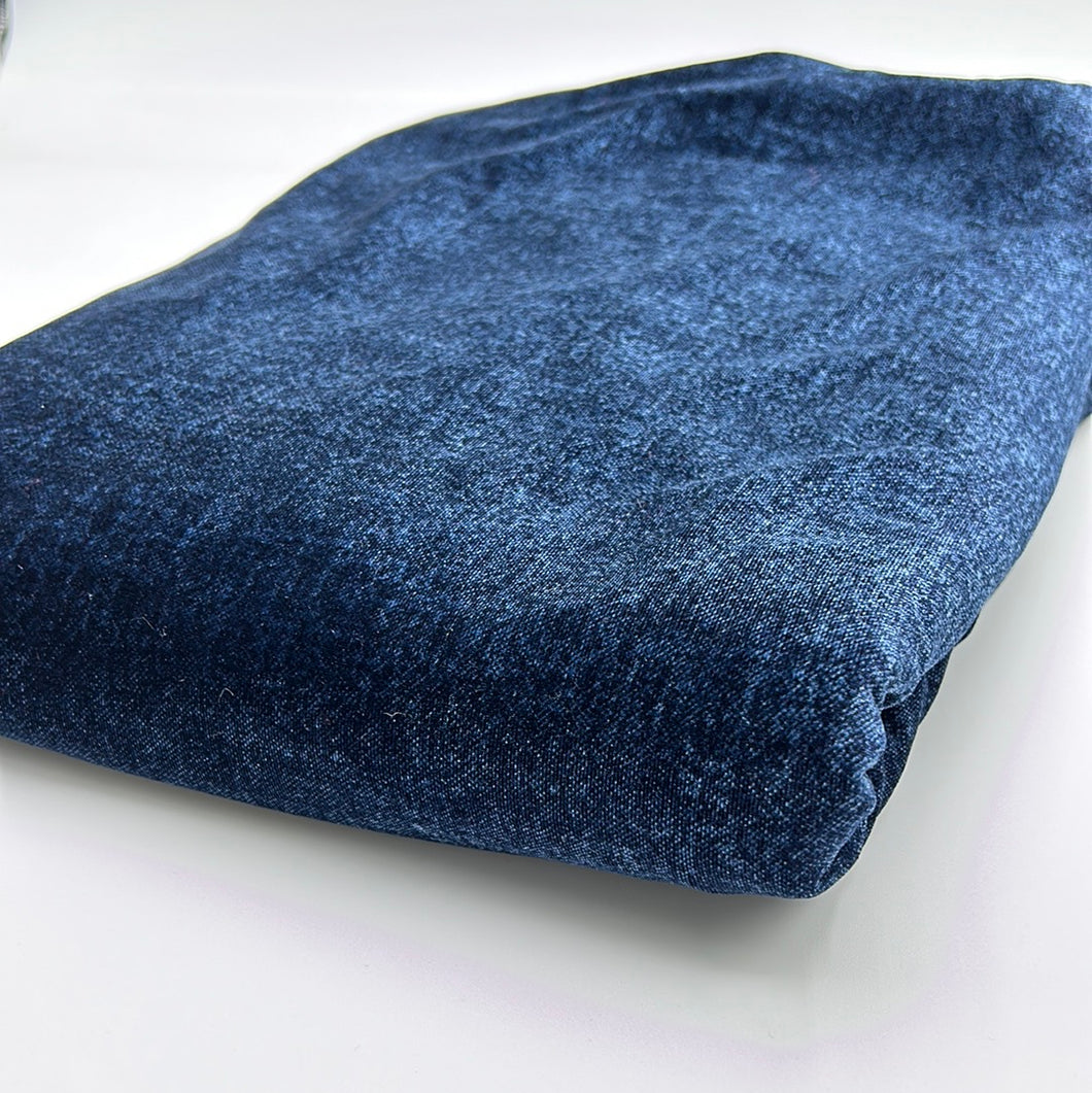 Stretch Velvet, Deep Blue (KVL0224)