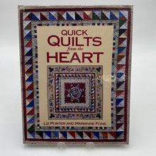 Load image into Gallery viewer, Sewing Book - Quick Quilts from the Heart (NBK0023)
