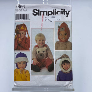 SIMPLICITY Pattern Toddlers Overalls and Accessories (PSI7866)