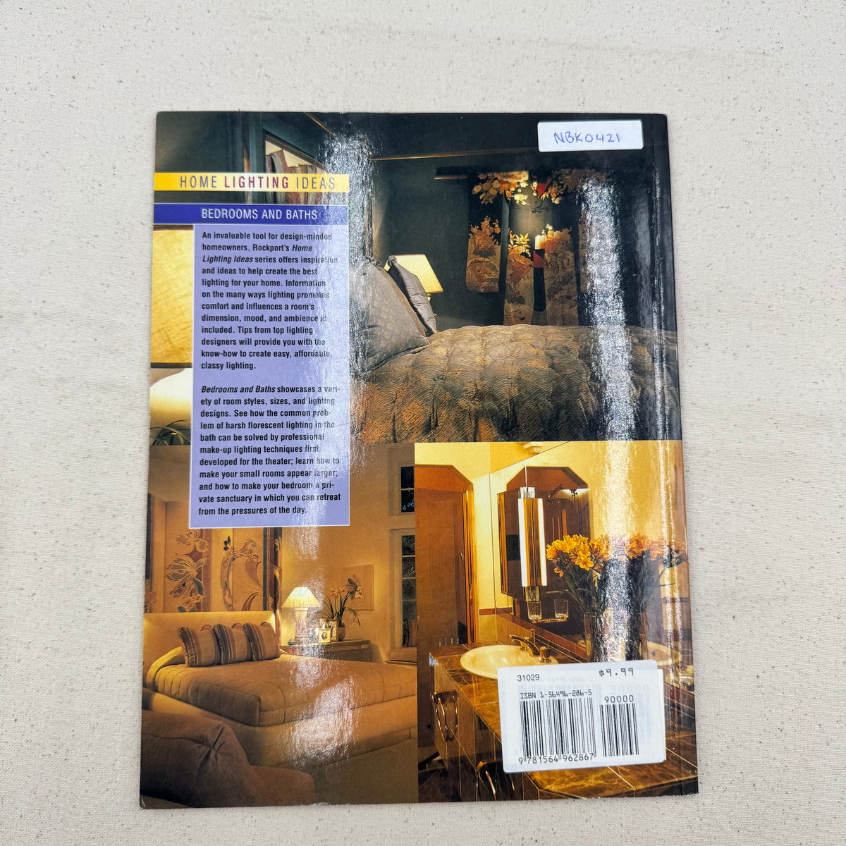Interior Design Book - Home Lighting Ideas  (NBK0421)