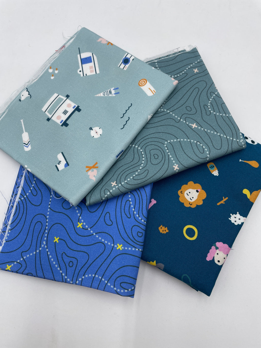 Quilting Cotton Bundle, Mixed Happy Camper #1 (WQC1911)