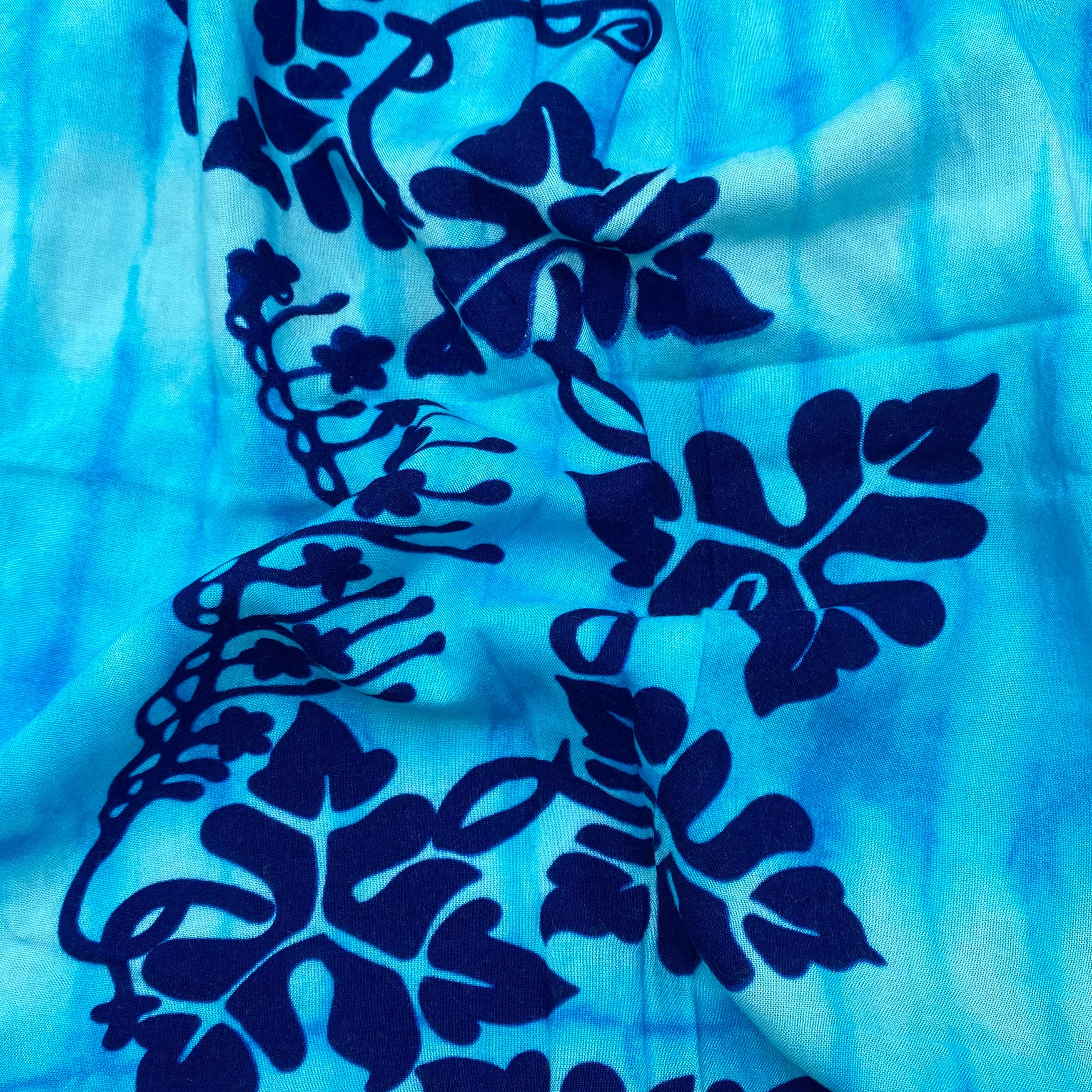 Rayon Dress Weight - Turquoise Floral (WDW3366)