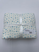 Load image into Gallery viewer, Cotton Flannelette Receiving Blanket, Stars and Ducks, Cream, Yellow, Blue (WFL0293)
