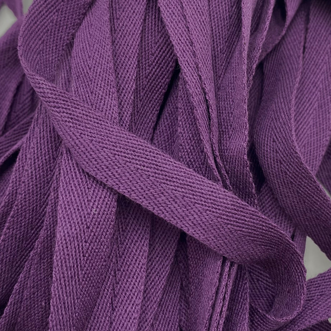 Cotton Twill Tape - Grape - 15m Bundle (NXX1644)
