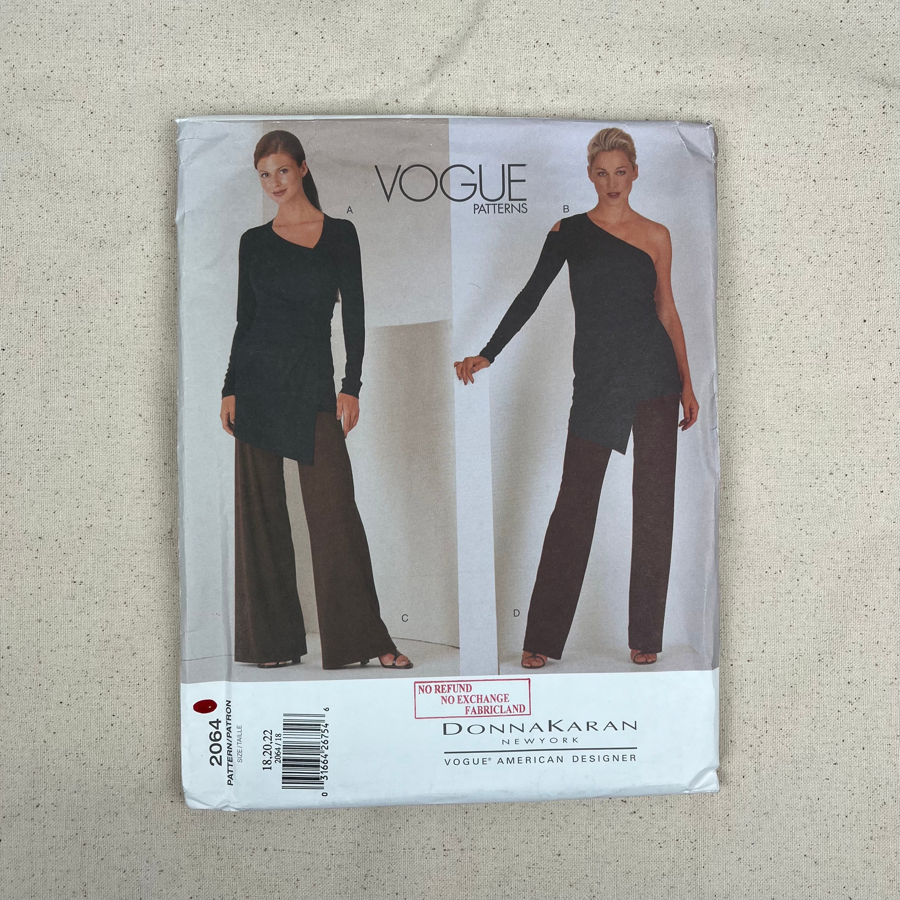 Vogue Pattern - 2064 Top & Pants (NPA0262)