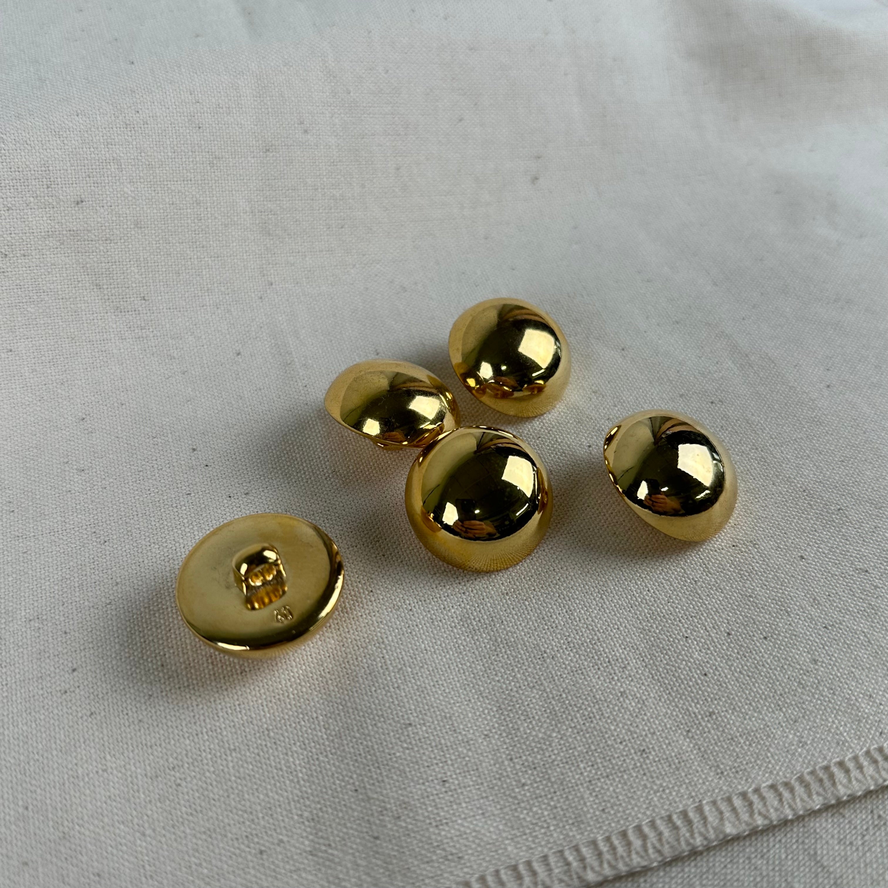 Buttons - Gold Plastic (NBU0023:25)
