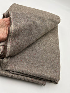 Coat Weight, Light Brown Silver Sparkly Tweed (WCW0264)