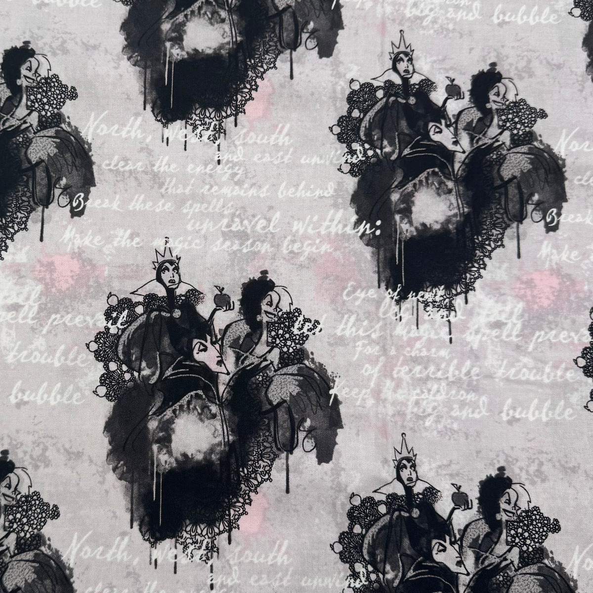 Quilting Cotton - Disney Villains (WQC3255)