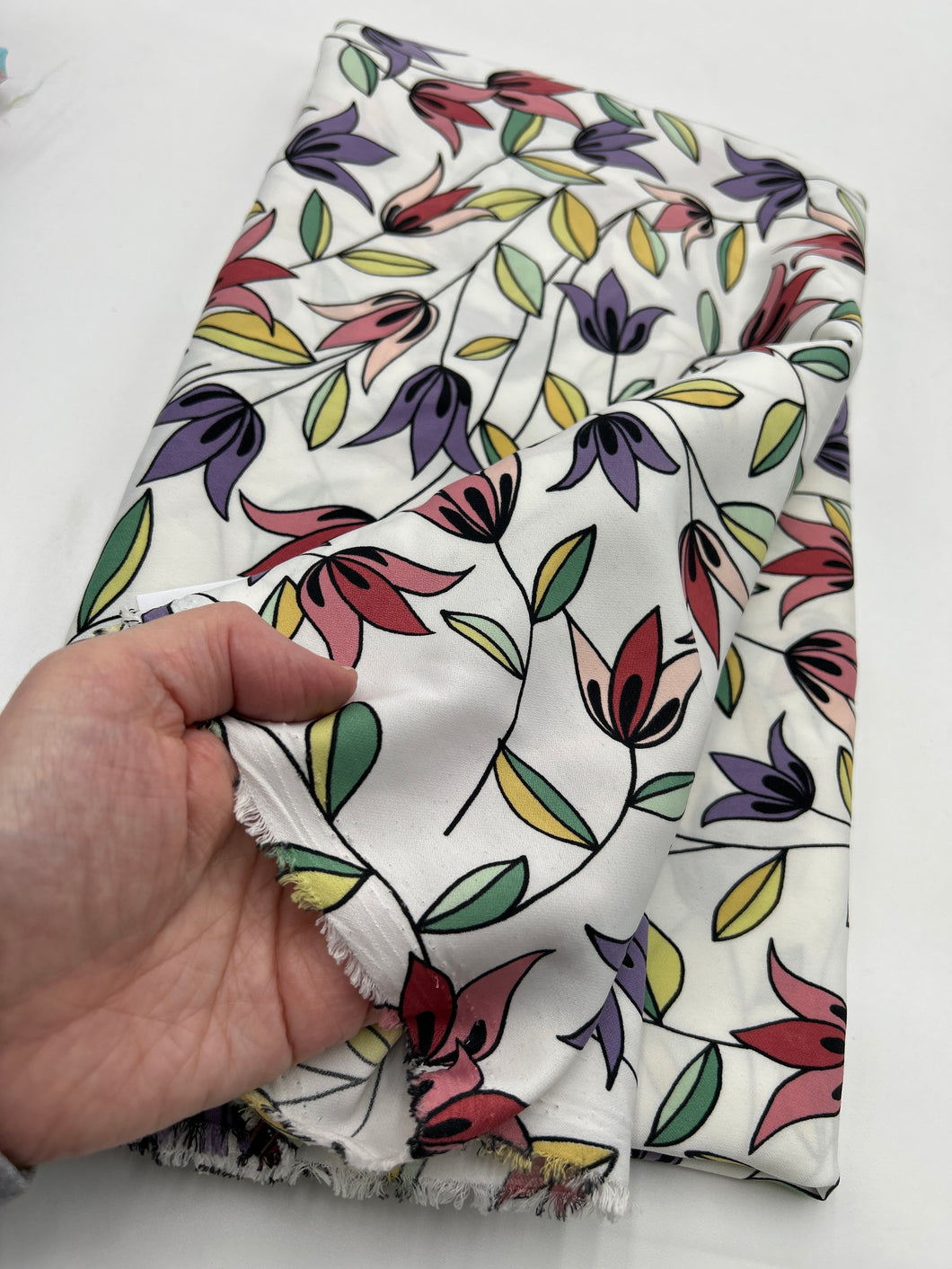 Dress Weight, Modern Tulips on White (WDW2299)