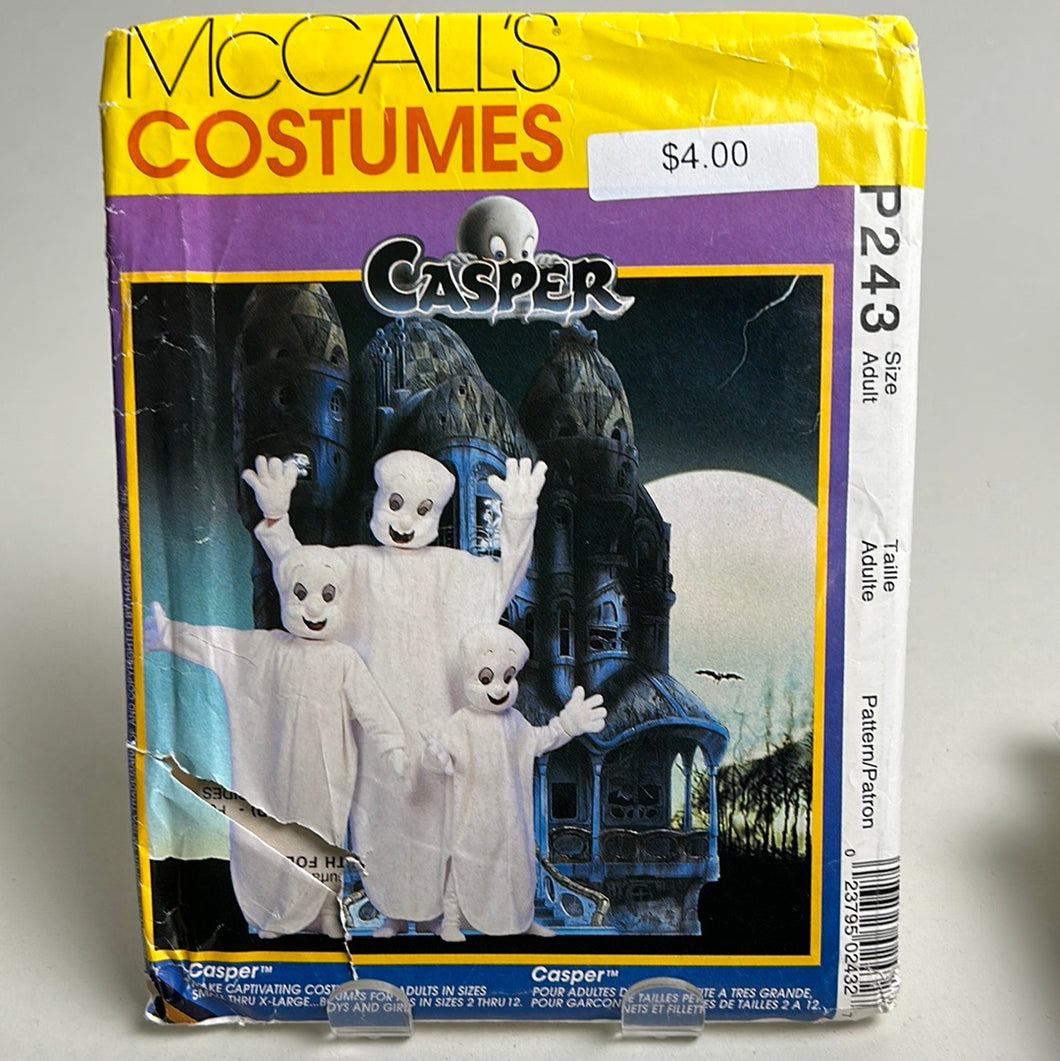 MCCALL'S Pattern, Casper The Ghost Costume (PMC0243)