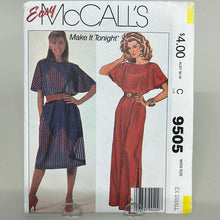 Load image into Gallery viewer, Vintage MCCALL&#39;S Pattern, Misses&#39; Dress (PMC9505)
