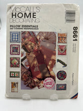 Load image into Gallery viewer, MCCALL&#39;S Pattern, Pillow Essentials (PMC8661)

