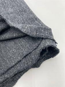 Cotton Rib Knit, Heathered Dark Charcoal (KRB0449,462)