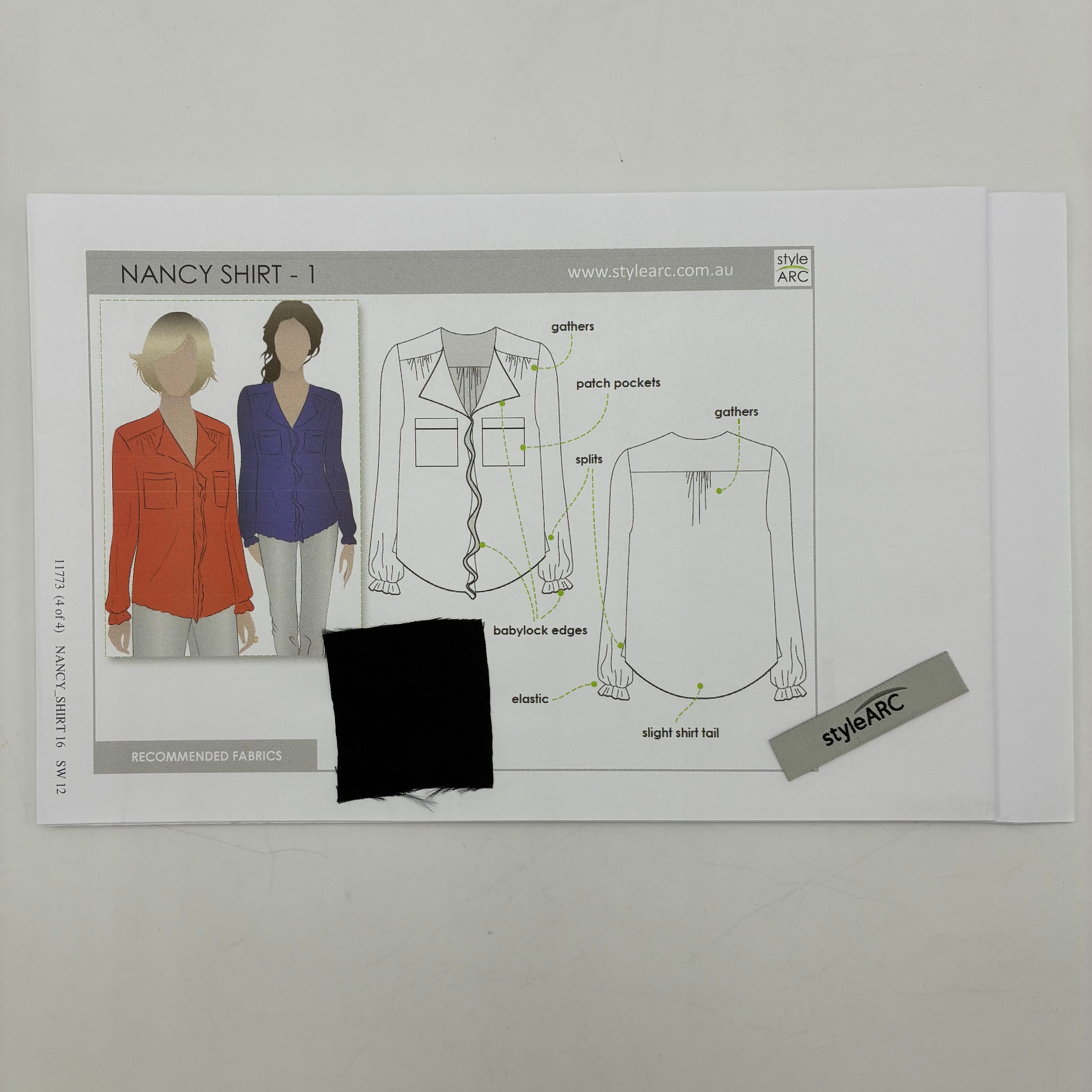 Style Arc Pattern - Nancy Shirt (NPA0314)