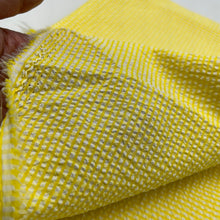 Load image into Gallery viewer, Cotton Dress Weight, Yellow Seersucker (WDW1811)
