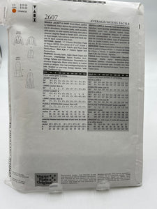 VOGUE Pattern, Misses' Jacket & Skirt (PVO2607B)