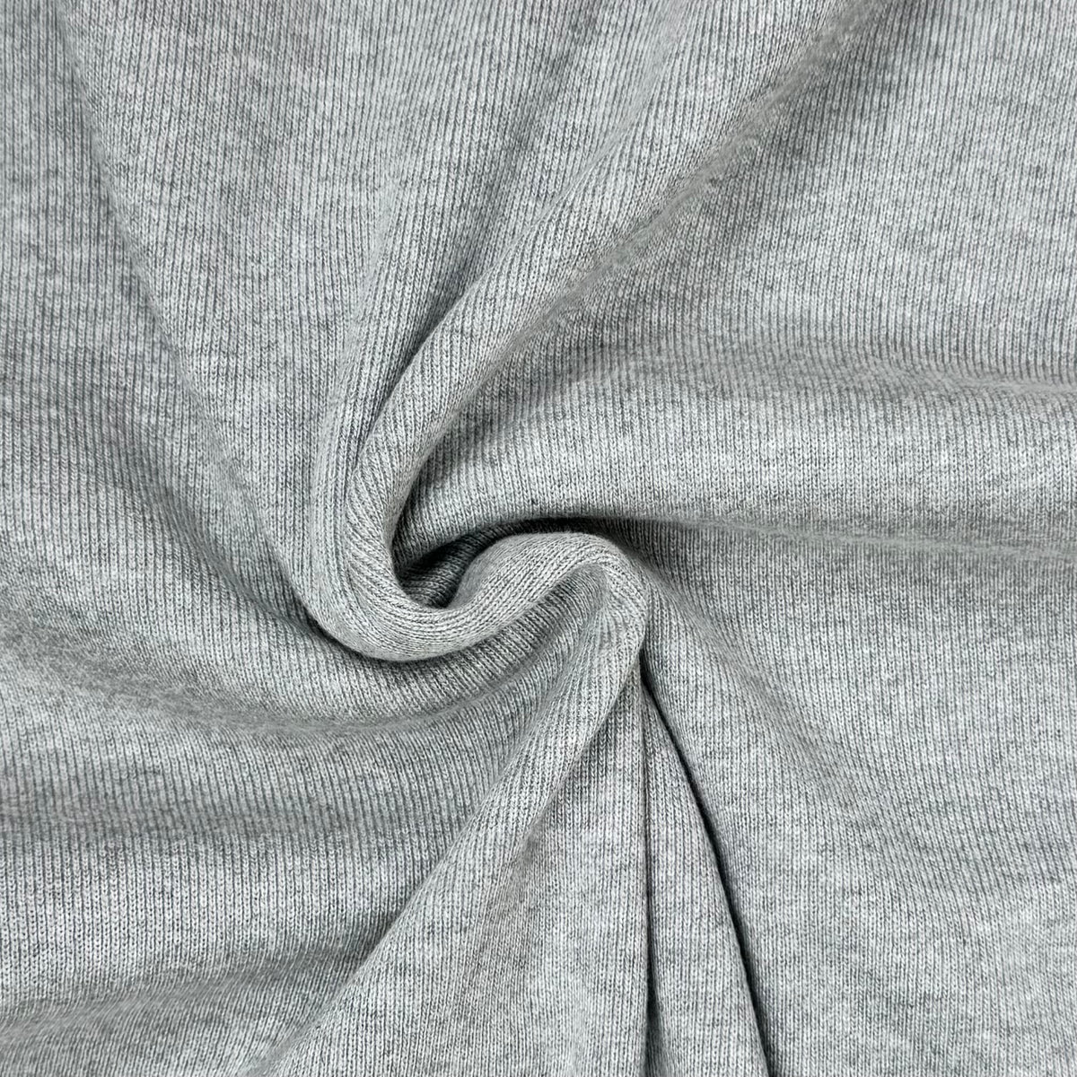 Cotton Rib Knit - Heather Grey (KRB0726)
