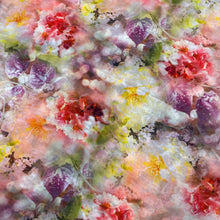 Load image into Gallery viewer, Chiffon Blouse Weight - Peach Floral Photography (WDW3105)
