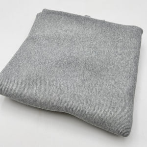 Cotton Rib Knit, Cool Grey (KRB0555)