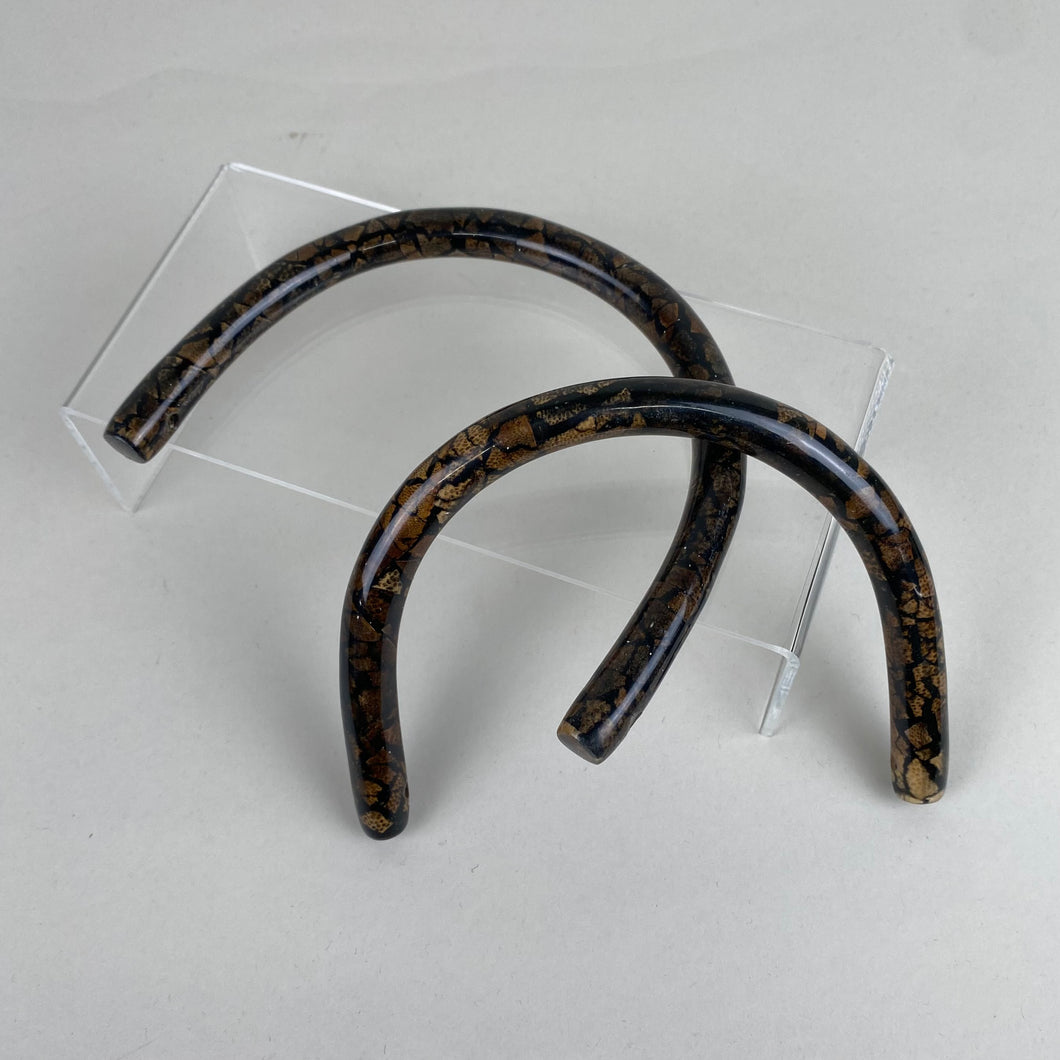 Plastic Purse Handle - Tortoiseshell (NXX1627)