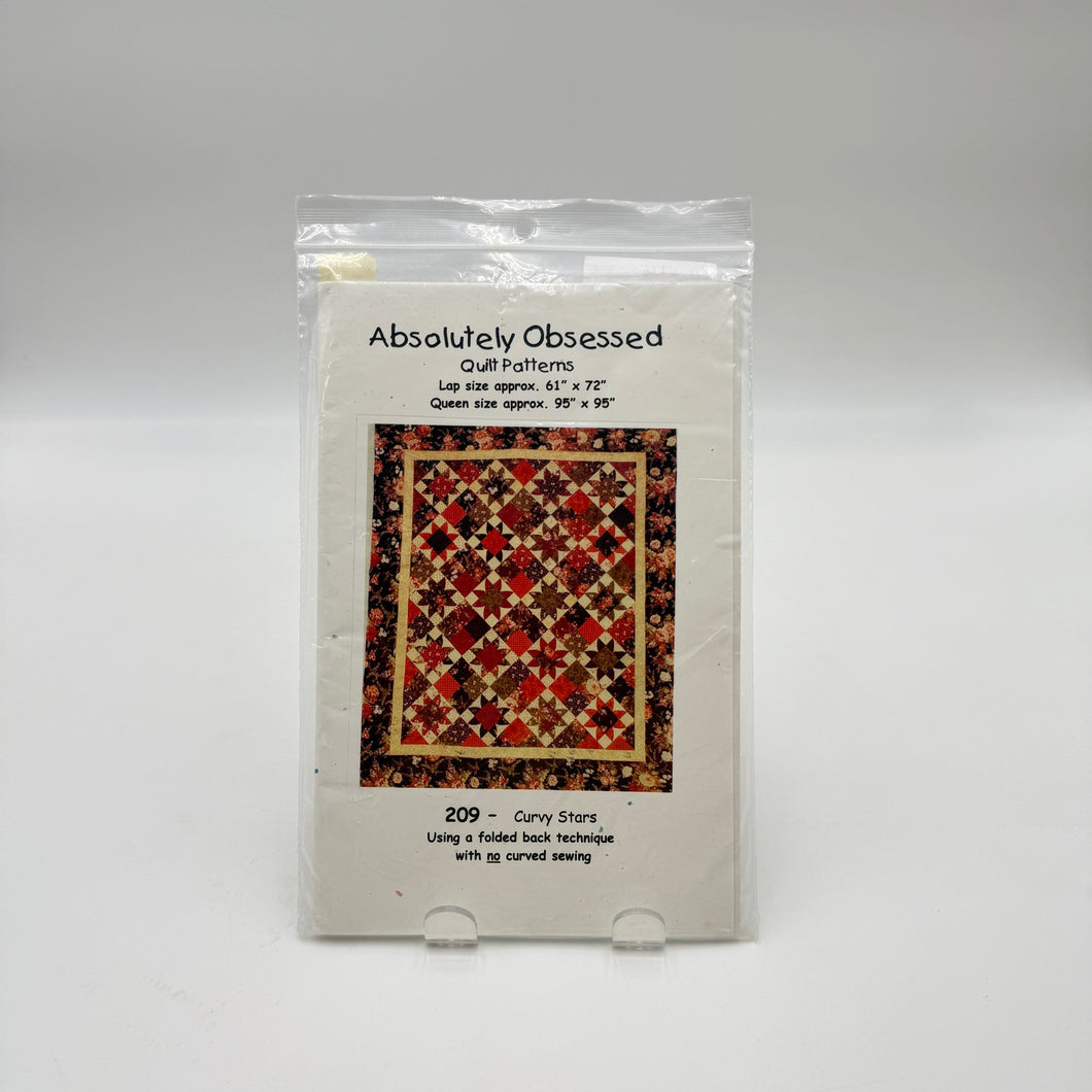 Quilt Pattern, Curvy Stars (PXX0726)