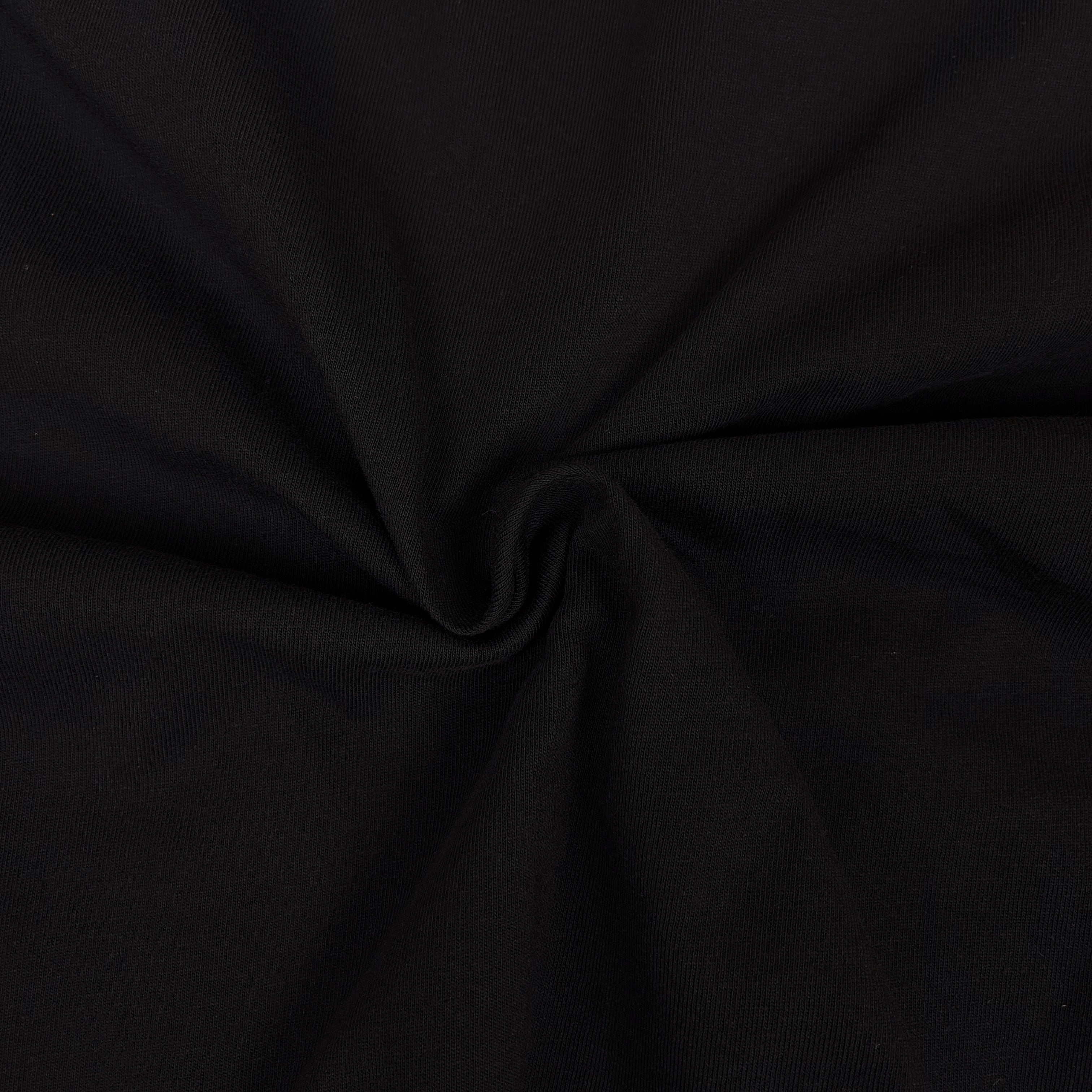 Cotton Jersey - Black (KJE1554:1555)