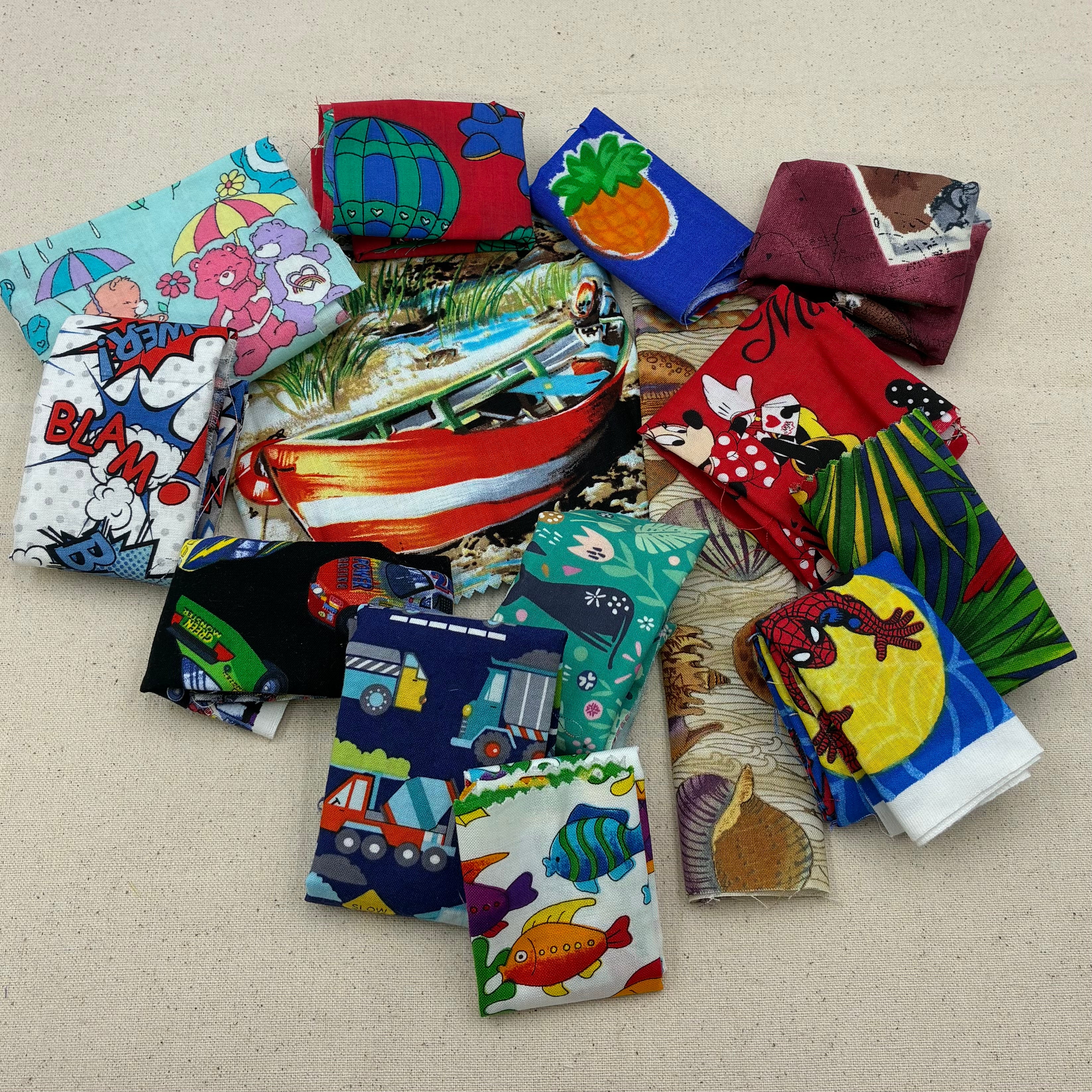 Quilting Cotton Scrap Bag - I Spy Assorted (WQC3056)
