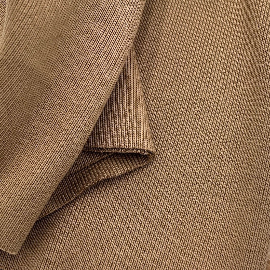 Cotton Rib Knit, Toffee (KRB0549)