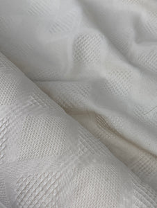 Cotton Diamond Waffle, Natural (HDH0618)