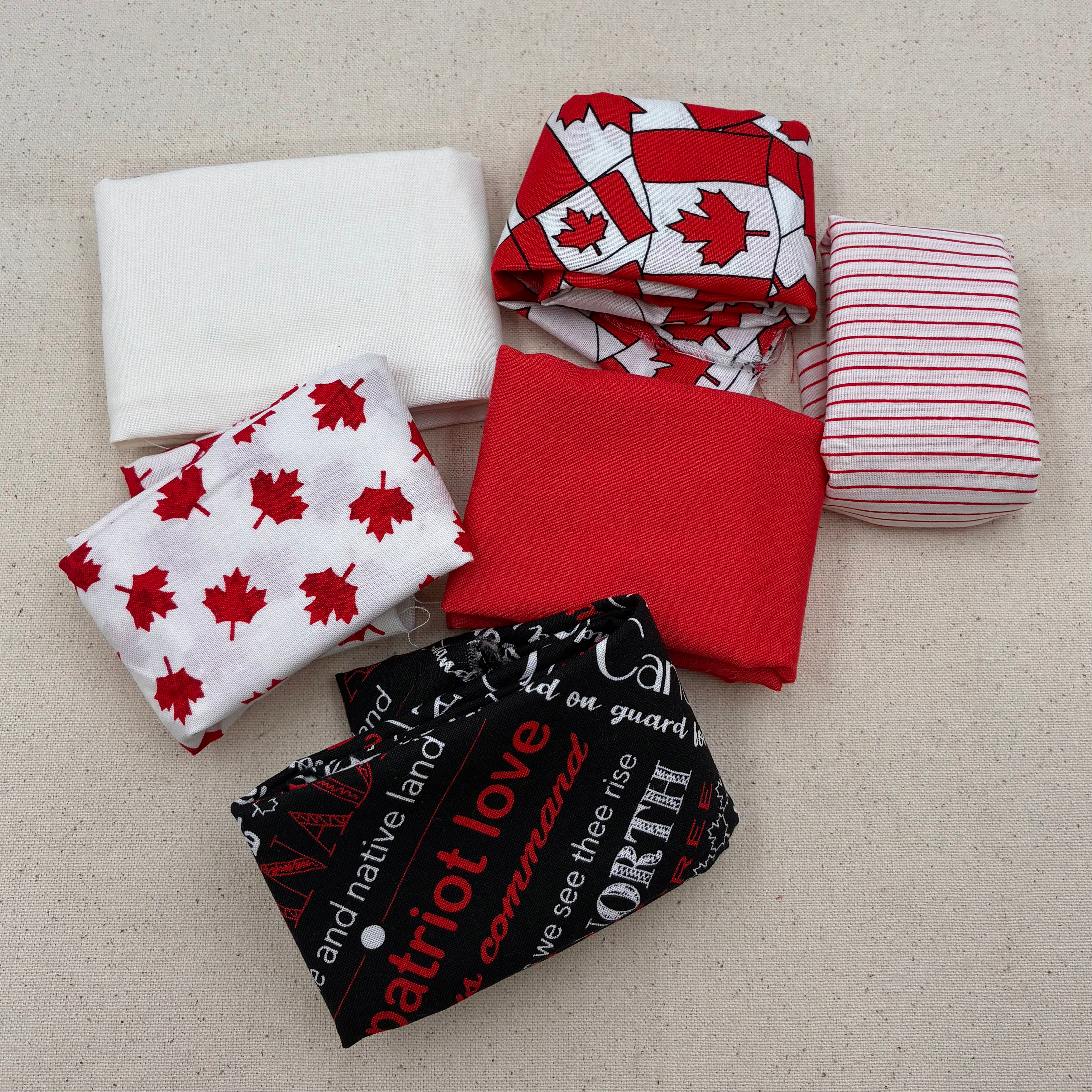 Quilting Cotton Scrap Bag - Canadiana (WQC3069)