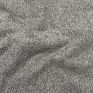 Cotton Single Jersey, Granite Grey Siro Slub Melange (KJE1324)