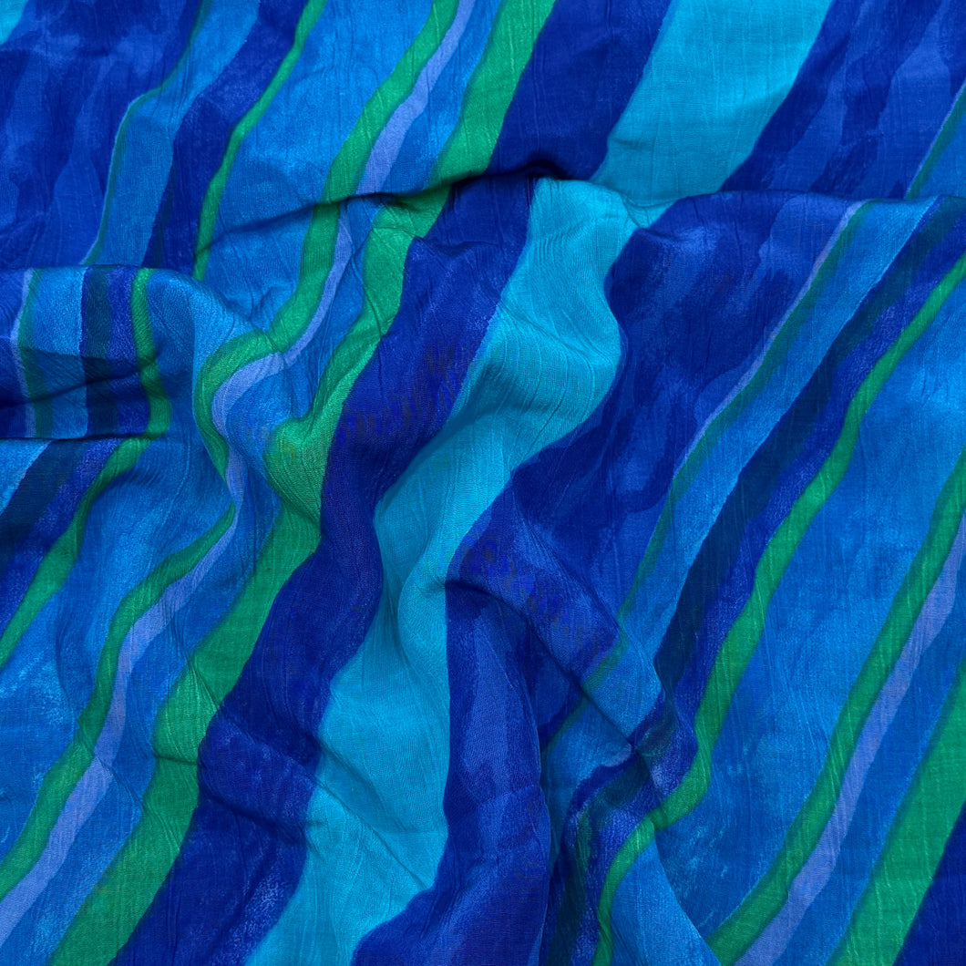 Rayon Blouse Weight, Lagoon Crinkle (WDW2994)