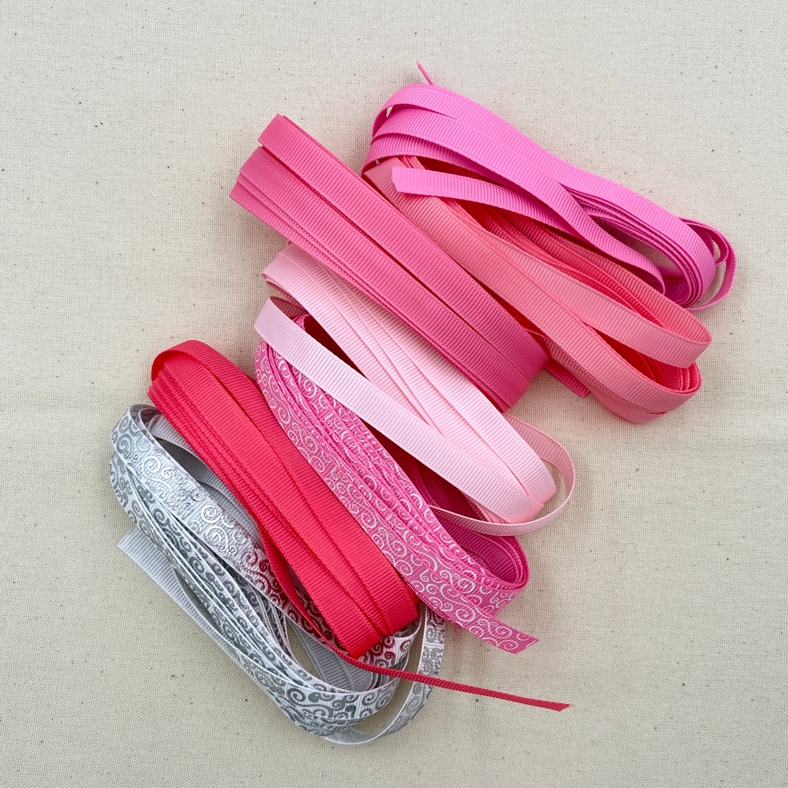 Grosgrain Ribbon Bundle - Pretty in Pink (NXX1884)