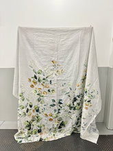 Load image into Gallery viewer, Linen Dress Weight, Green Leaf Border Prints (WDW2345:2346)(HDH)
